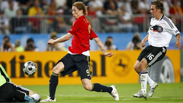 Fernando Torres en la Eurocopa 2008 Austria y Suiza
